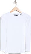 Veronica Beard Britney Ruched Sleeve Top