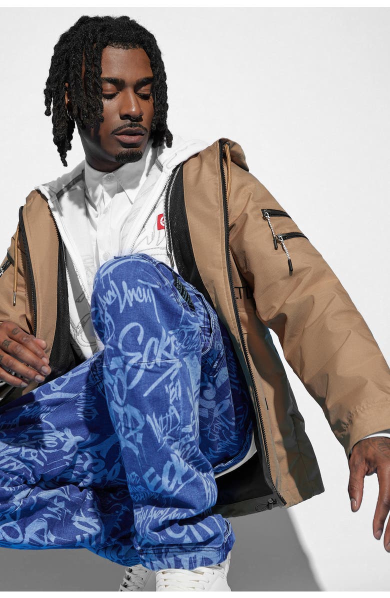 Ecko Unltd. Men's Nylon Ripstop Anorak, Alternate, color, Dk Khaki