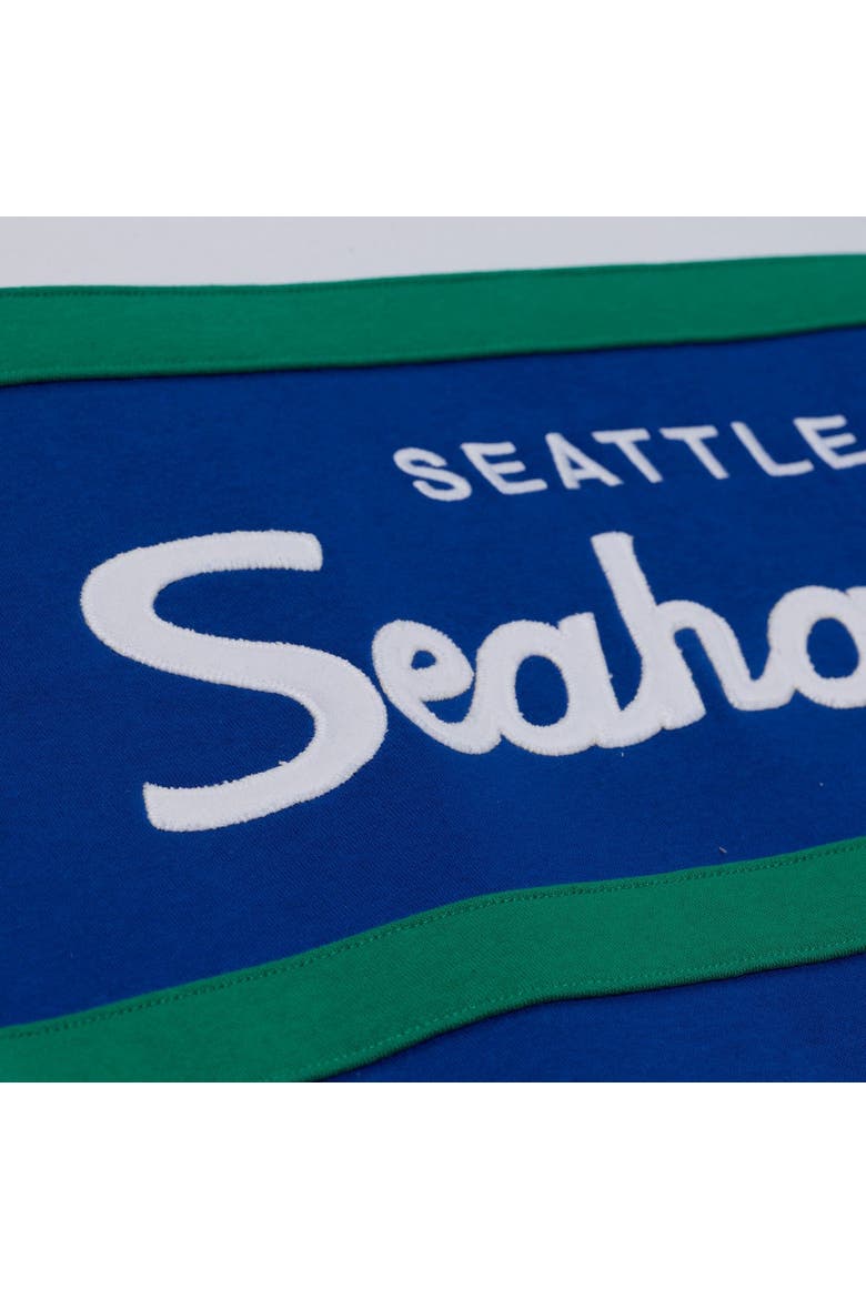 Men's Royal Mitchell & Ness  Seattle Seahawks Head Coach Hoodie, Alternate, color, Royal