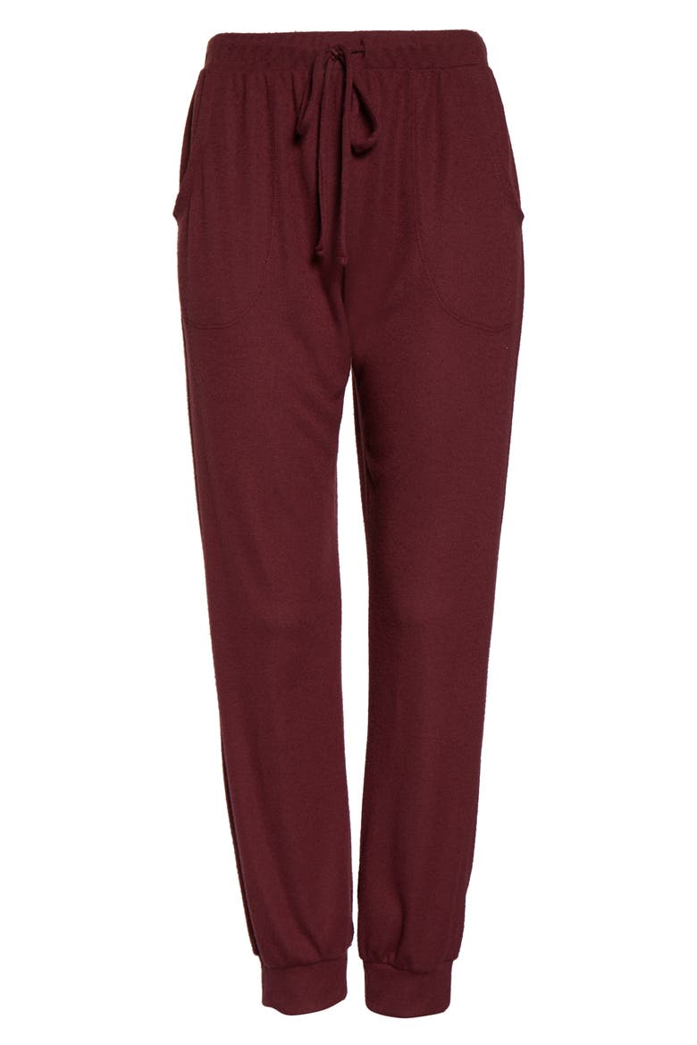 Mina the Runner Lounge Pants, Alternate, color, PORT