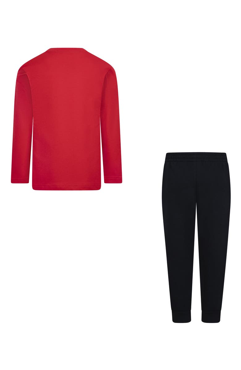 Nike Kids' Sportswear Retro Fader T-Shirt & Joggers Set, Alternate, color, Black