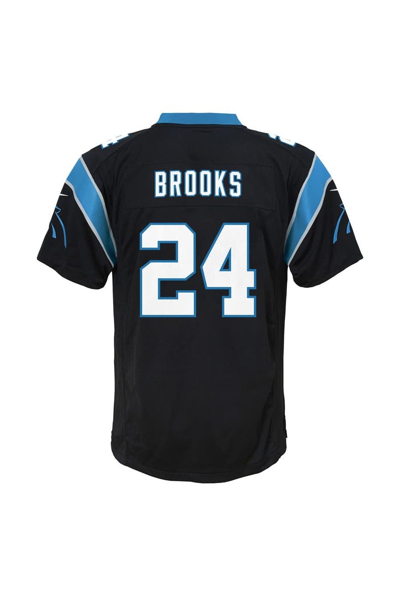 Youth Nike Jonathon Brooks Black Carolina Panthers Team Game Jersey, Alternate, color, Black