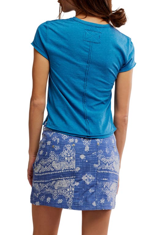 Free People Nova T-shirt In Blue