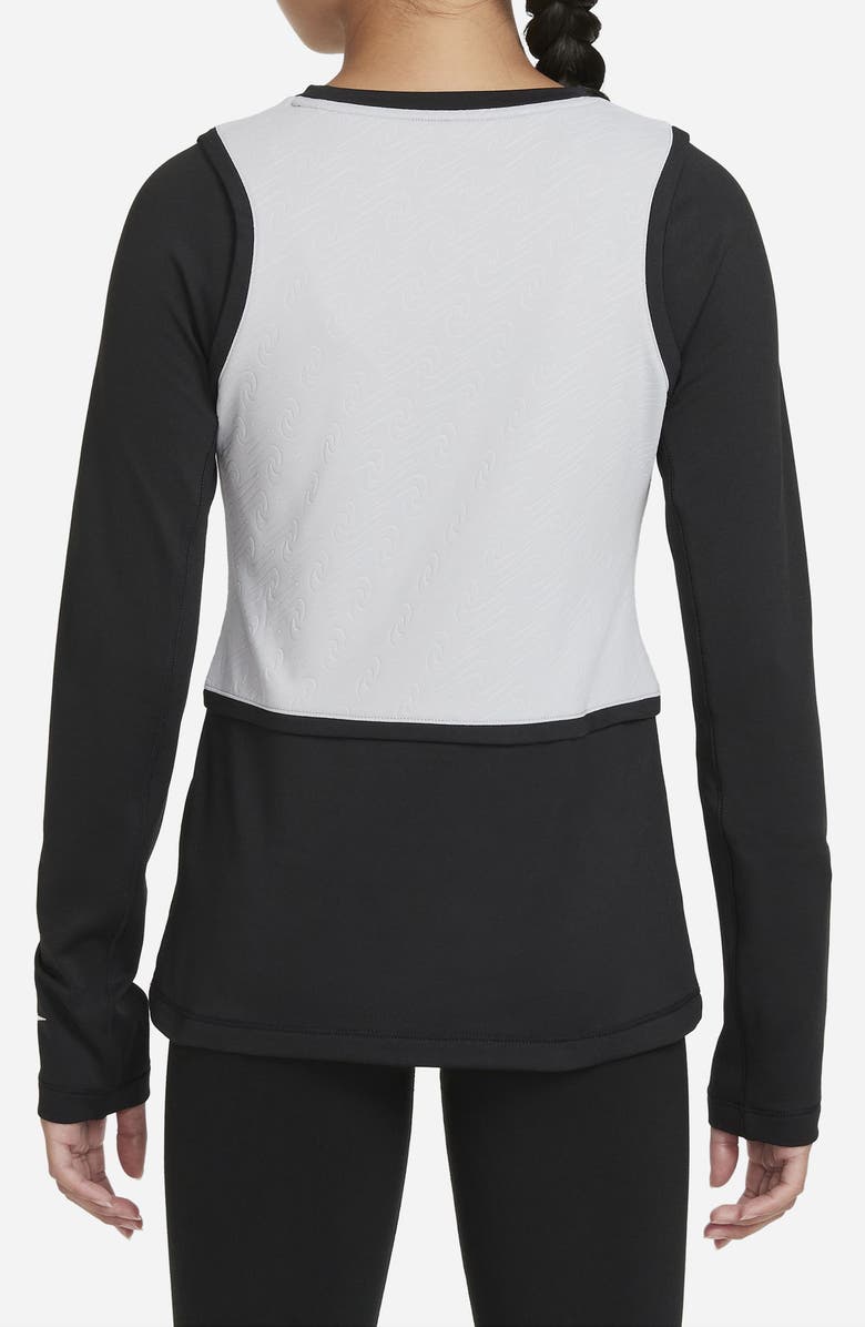 Nike Kids' Pro Warm Dri-FIT Shirt, Alternate, color,