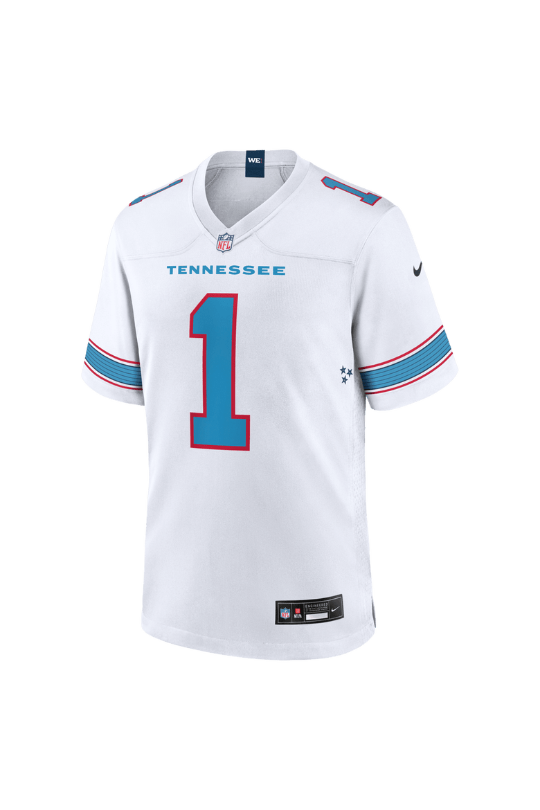 Men's Nike Cameron Ward White Tennessee Titans Game Jersey, Alternate, color, White