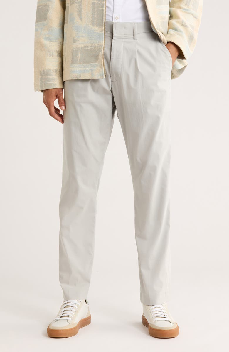 NN07 Bill 1680 Pleated Tapered Pants, Main, color, Harbor Mist