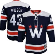 Outerstuff Youth Tom Wilson Navy Washington Capitals 2020/21 Alternate Premier Player Jersey