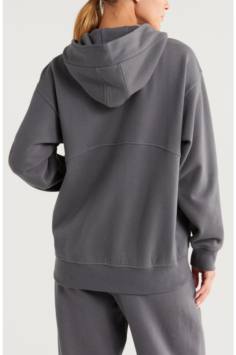 Cloud Fleece Zip Hoodie, Alternate, color, GREY FORGED