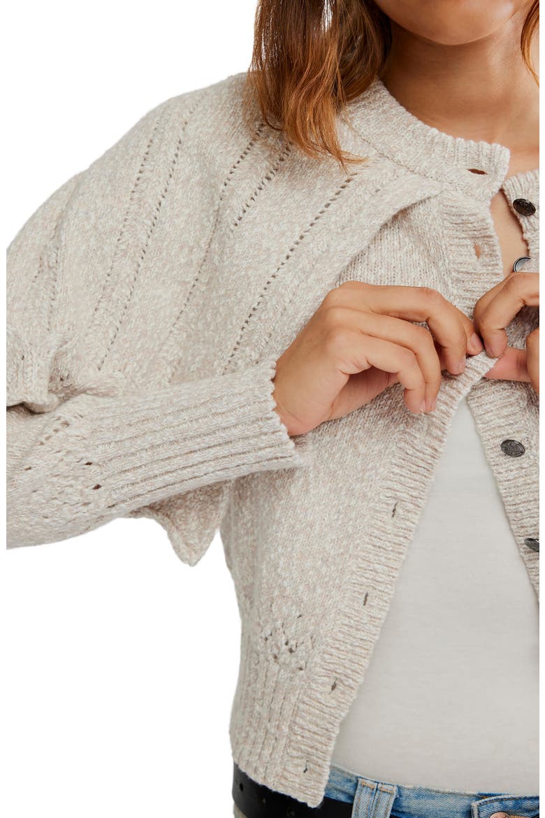Bali Cape May Wool Cardigan, Alternate, color, NATURAL COMBO