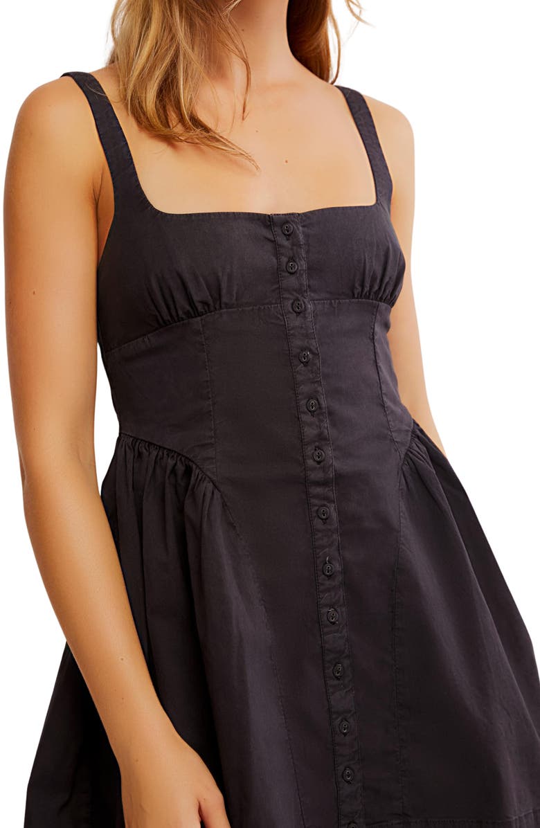 Free People Astrid Minidress, Alternate, color, Black