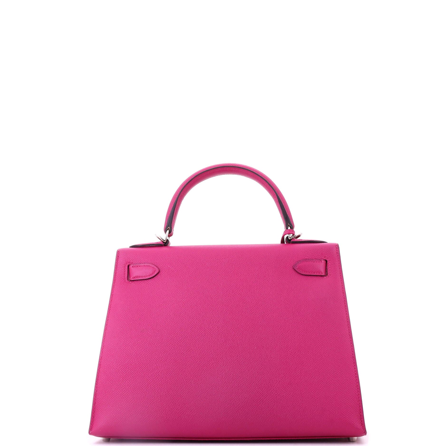 Pre-Owned Hermes Kelly Handbag Pink Epsom with Palladium Hardware 28, Alternate, color, Rose Pourpre