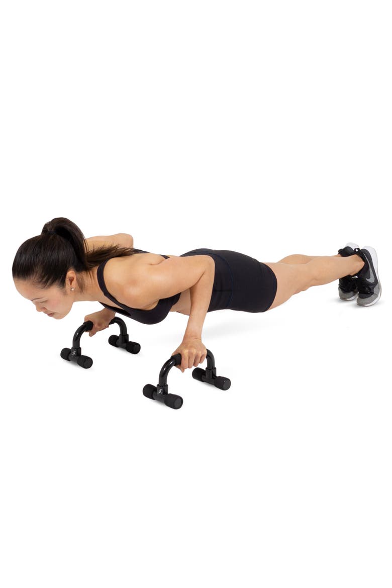 Push Up Bars, Alternate, color, Black