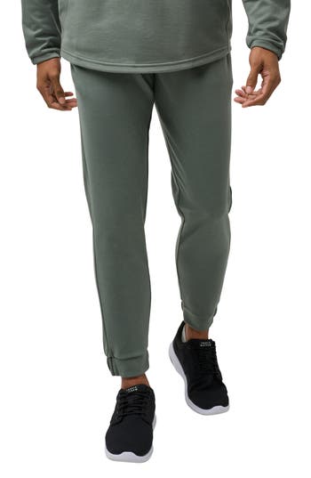 Travismathew Sideslip Fleece Joggers In Green