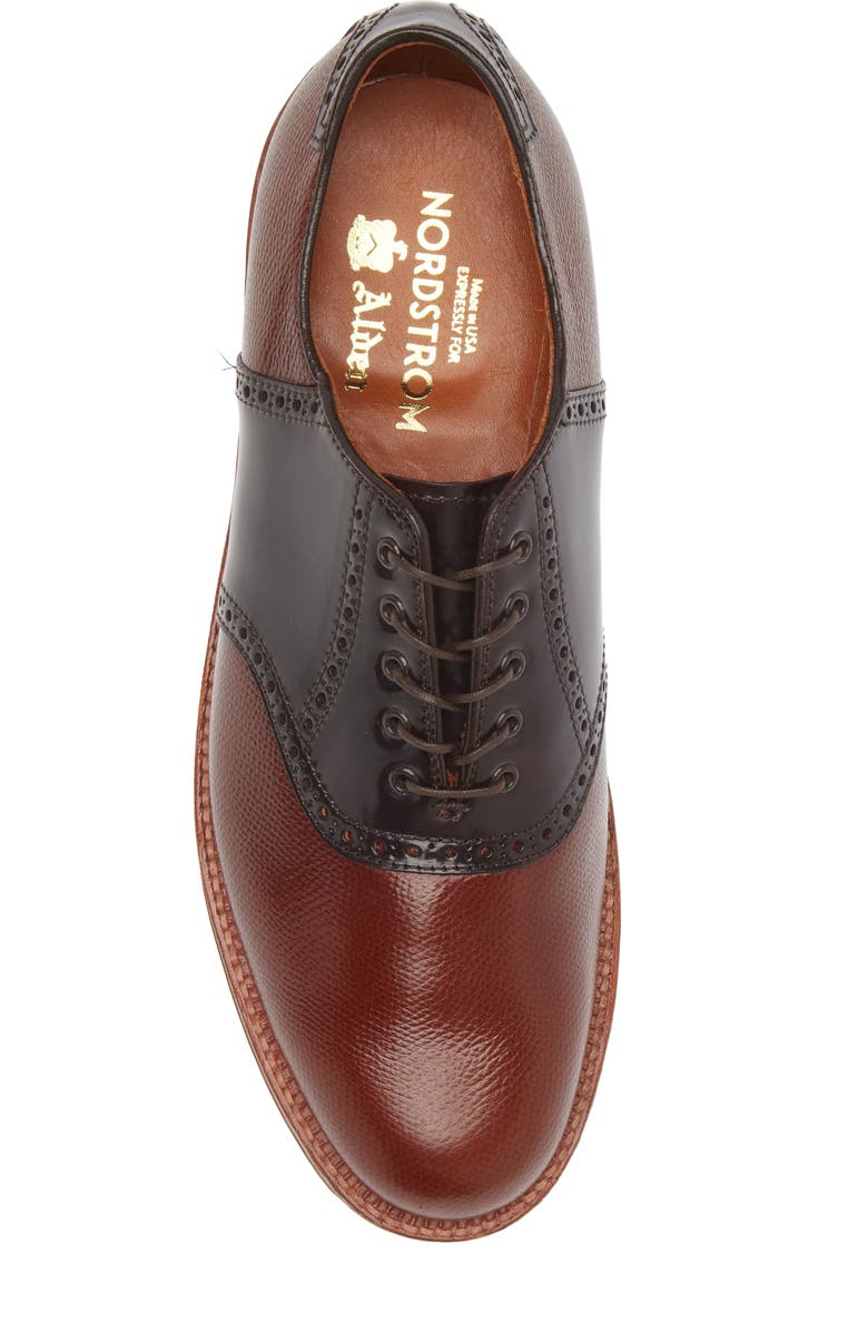 Alden Brogue Saddle Shoe, Alternate, color,