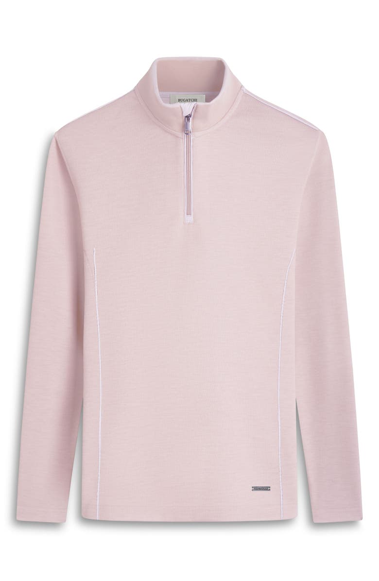 Bugatchi Quarter Zip Performance Pullover, Alternate, color, Sand