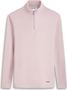 Bugatchi Quarter Zip Performance Pullover