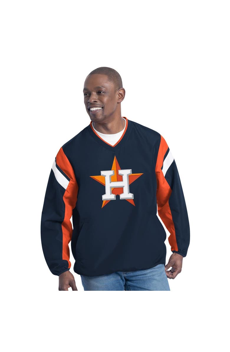 G-III SPORTS BY CARL BANKS Men's G-III Sports by Carl Banks Navy Houston Astros Double Coverage V-Neck Pullover, Alternate, color, Navy