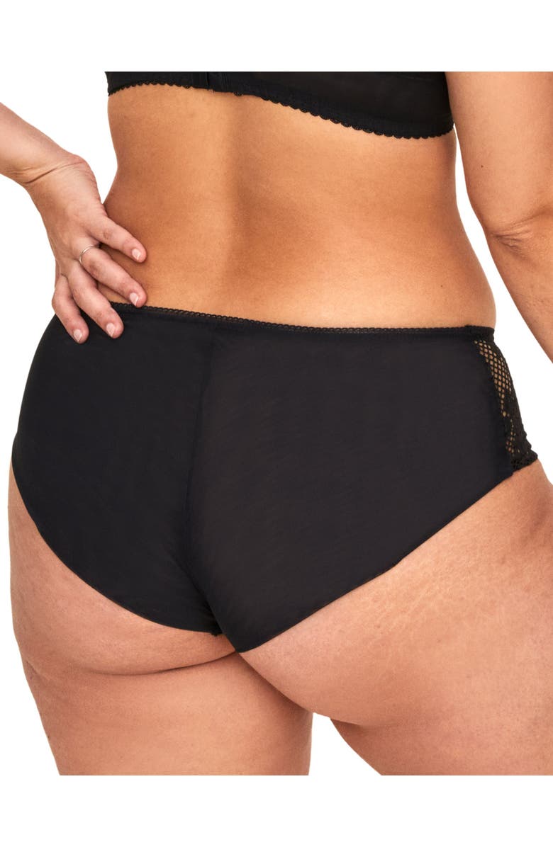 Adore Me Cinthia Hipster Panties, Alternate, color, Black