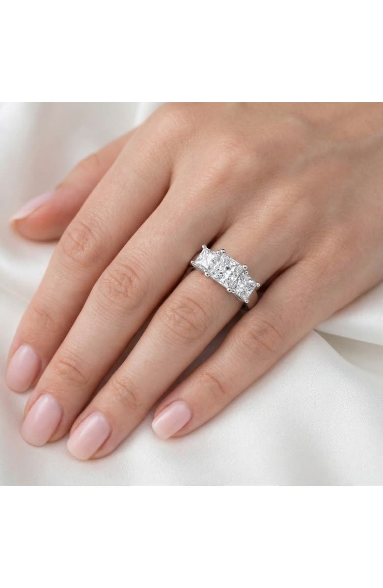 Bliss Diamond 2Ct Princess Cut Diamond Engagement Ring 14k Gold Lab Grown, Alternate, color, 14K White Gold