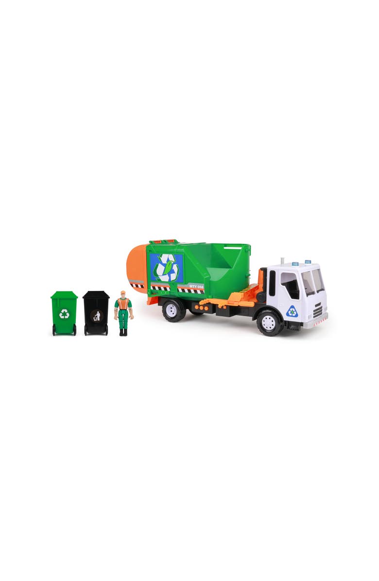 Mighty Fleet Garbage Truck Toy, Main, color, Multicolored