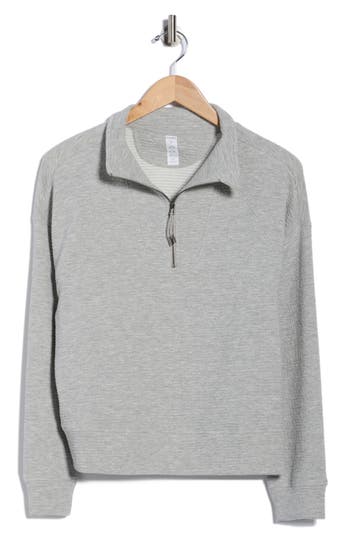 Marika Freyi Half Zip Pullover In Gray