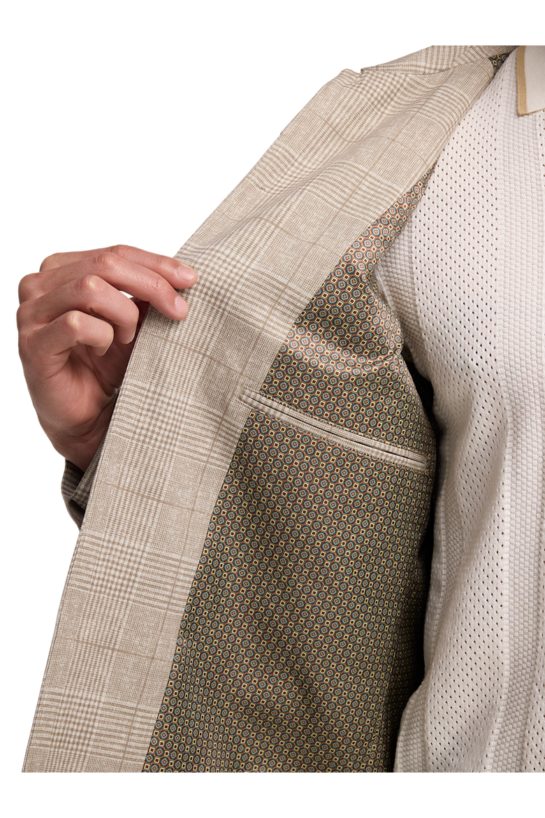 Plaid Shirt Jacket, Alternate, color, Tan