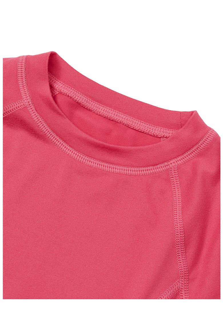 Girls Thermal Base Layer Long Underwear Thermaskin Crew Neck Shirt, Alternate, color, Hot Pink