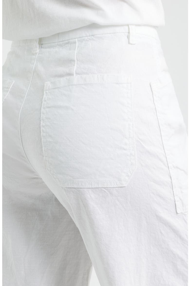 Wide Leg Pants, Alternate, color, WHITE PREFORMANCE LINEN