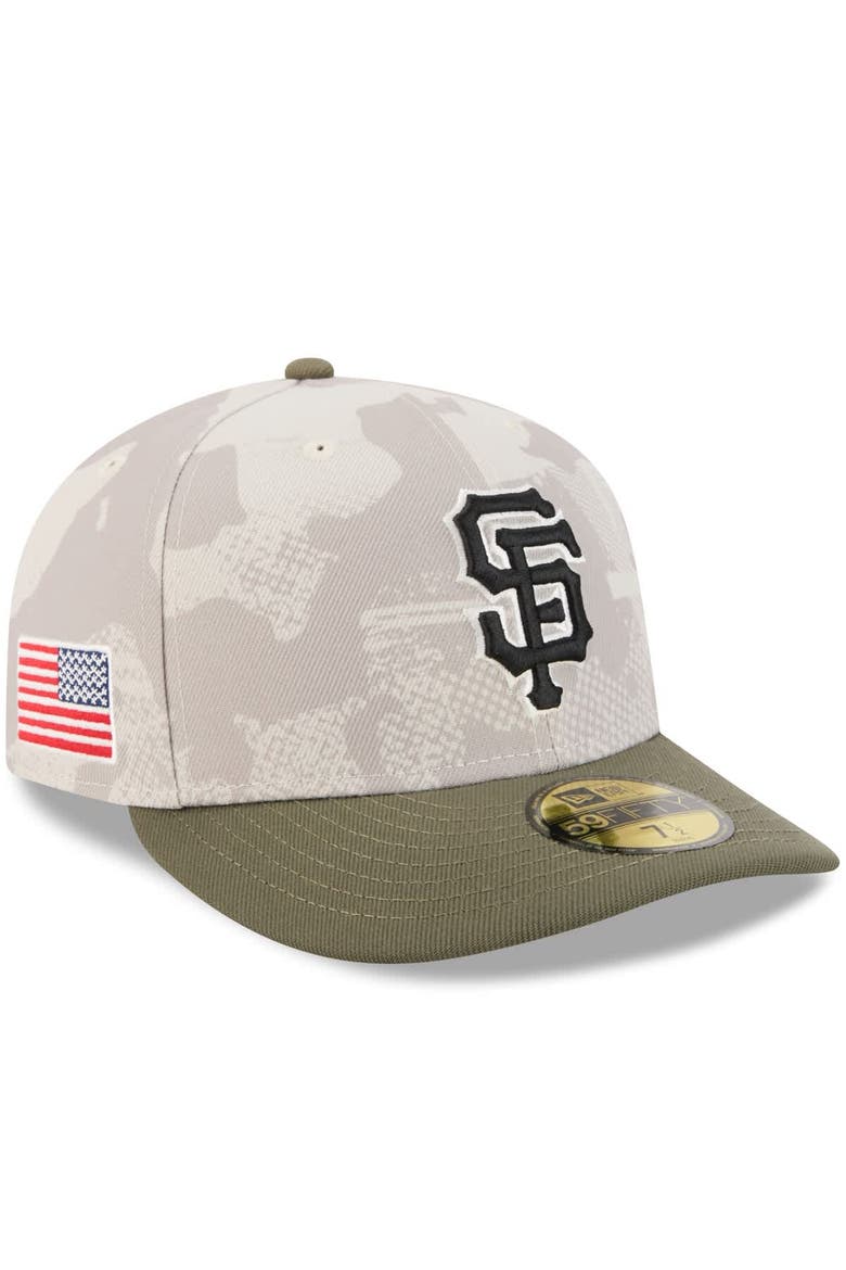 Men's New Era Light Beige/Olive San Francisco Giants 2025 Armed Forces Day 59FIFTY Fitted Hat, Main, color, Light Beige