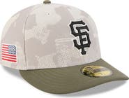 New Era Men's New Era Light Beige/Olive San Francisco Giants 2025 Armed Forces Day 59FIFTY Fitted Hat