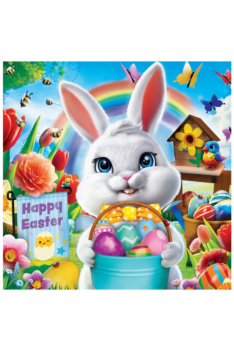 Easter Garden 100 Piece Square Puzzle, Alternate, color, Multicolor