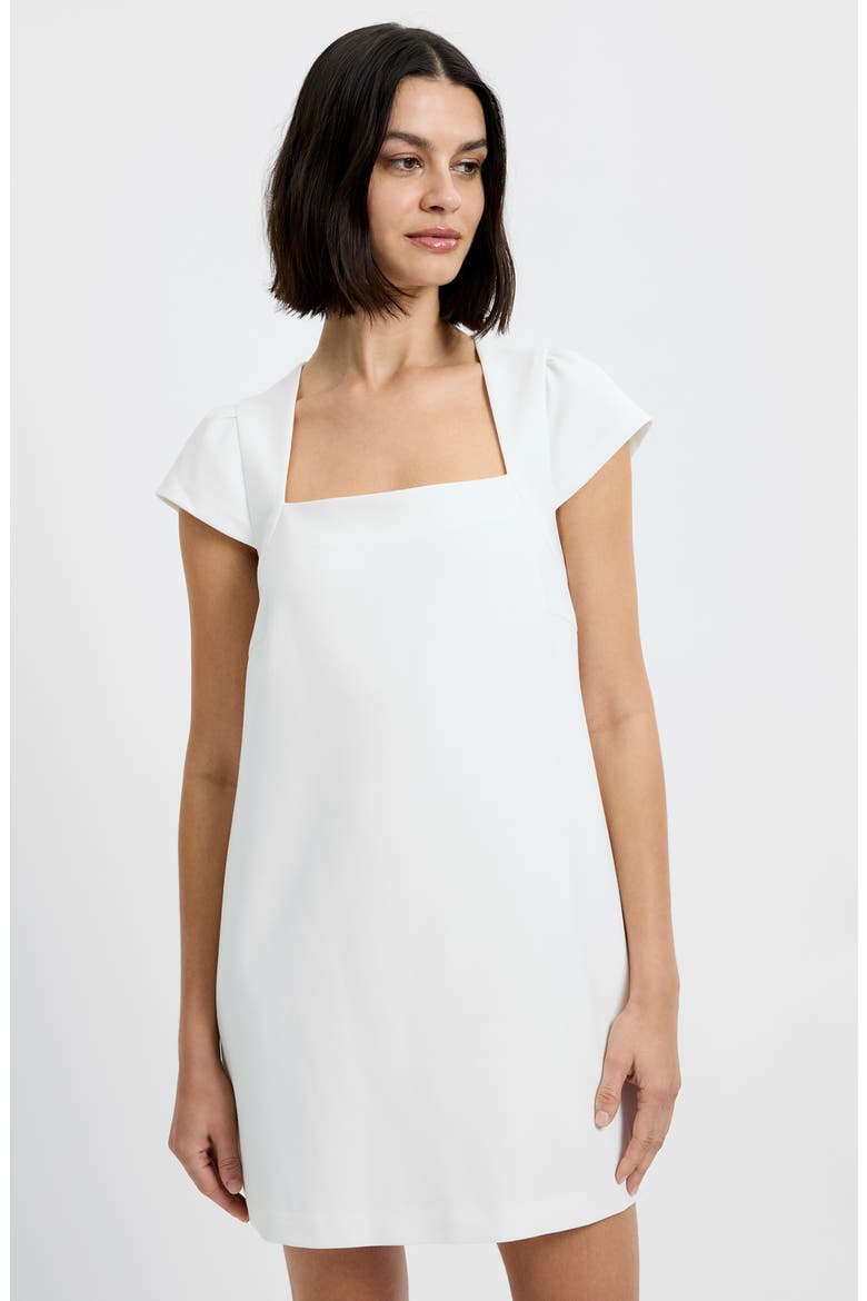 Whisper Cap Sleeve Shift Minidress, Alternate, color, SUMMER WHITE