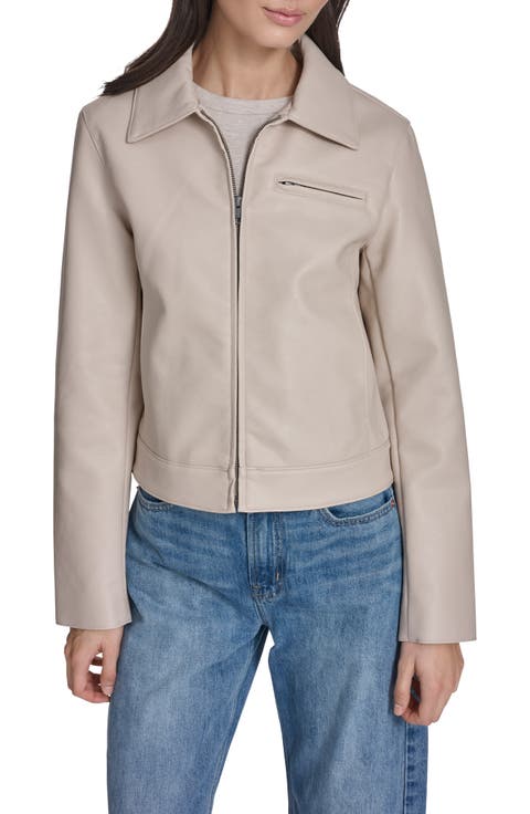 Faux Leather Jacket