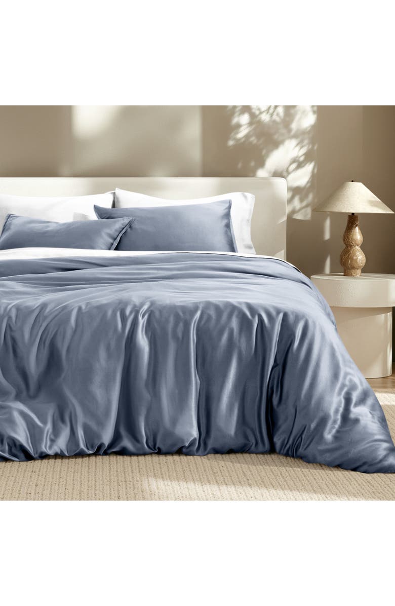Bare Home TENCEL Lyocell Duvet Cover Set, Alternate, color, Forged Iron Grey