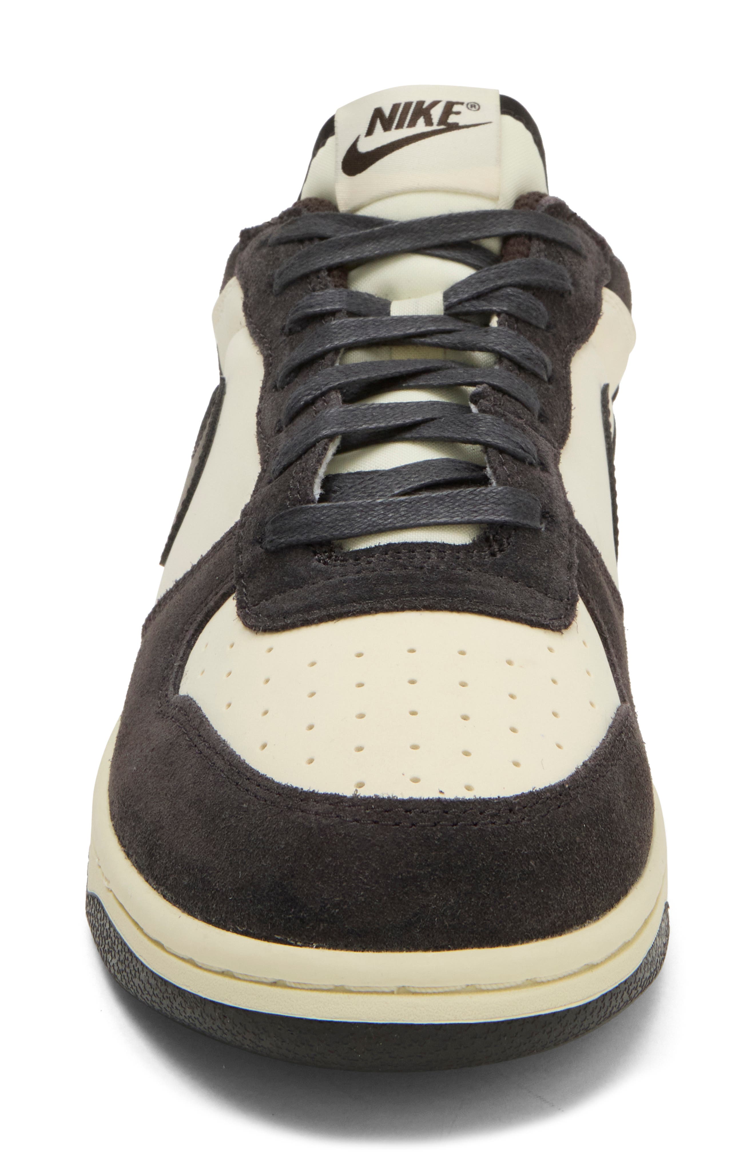 Big Low Lux Sneaker, Alternate, color, SHADOW BROWN/ COCONUT MILK