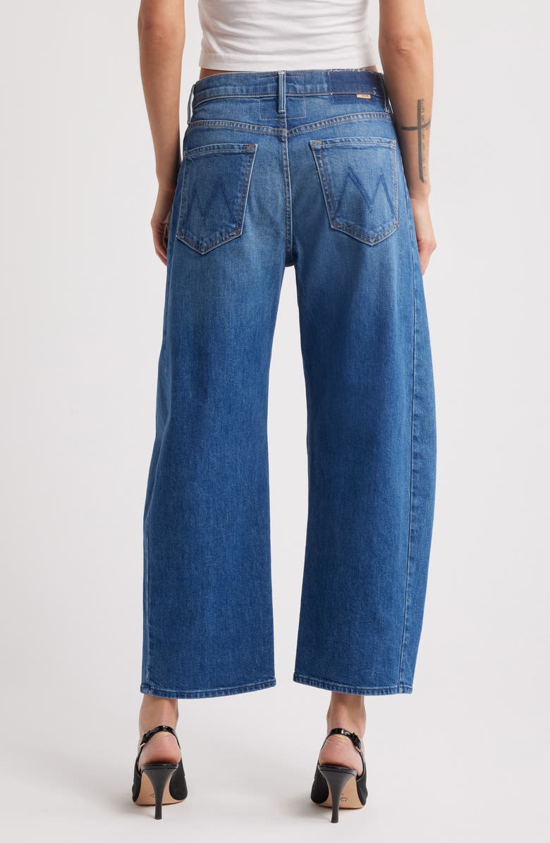 MOTHER The Full Pipe Flood High Waist Barrel Leg Jeans, Alternate, color, 