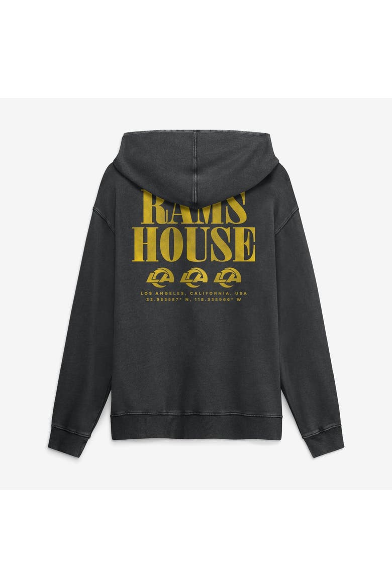 Men's Fanatics Black Los Angeles Rams Relaxed Intense Rivalry French Terry Hoodie, Alternate, color, Black