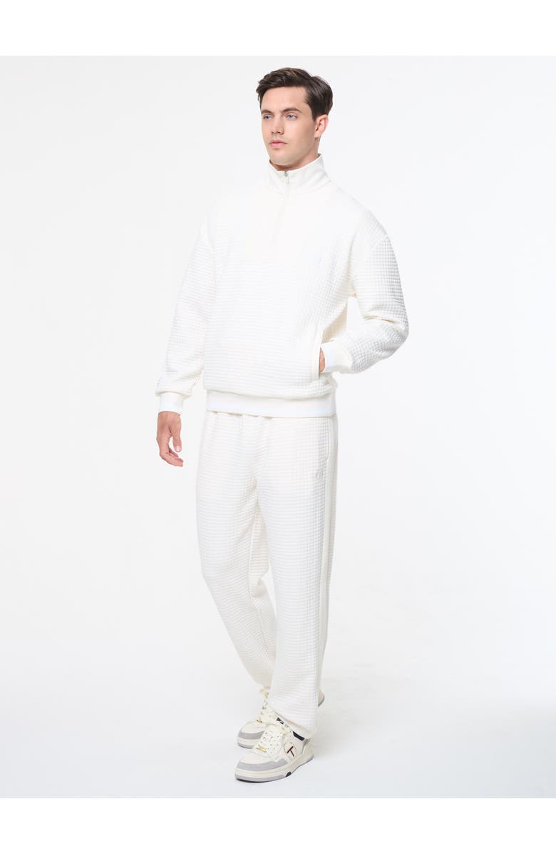 Sergio Tacchini Netto Quarter Zip, Alternate, color, Gardenia