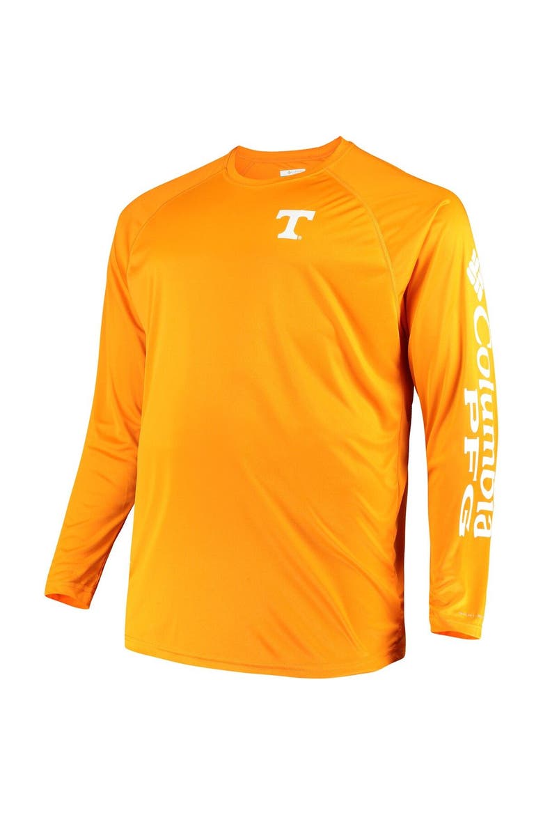 Men's Columbia Tennessee Orange Tennessee Volunteers Big & Tall Terminal Tackle Long Sleeve Omni-Shade T-Shirt, Alternate, color, Orange