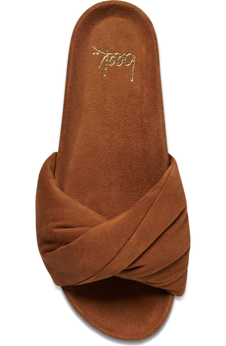 Beek Tesia Slide Sandal, Alternate, color, Almond