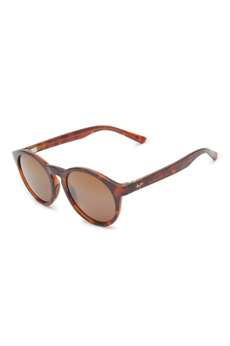 Round Sunglasses, Alternate, color, TORTOISE TORTOISE BRONZE