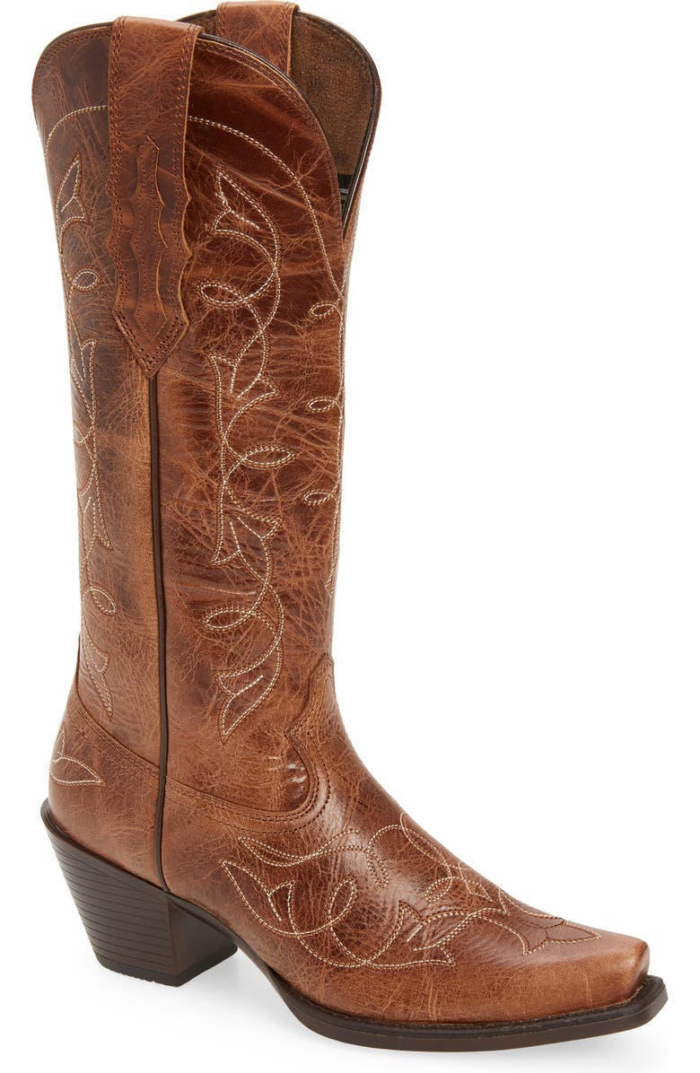 Ariat Heritage Stretch Fit Western Boot, Main, color, Brown