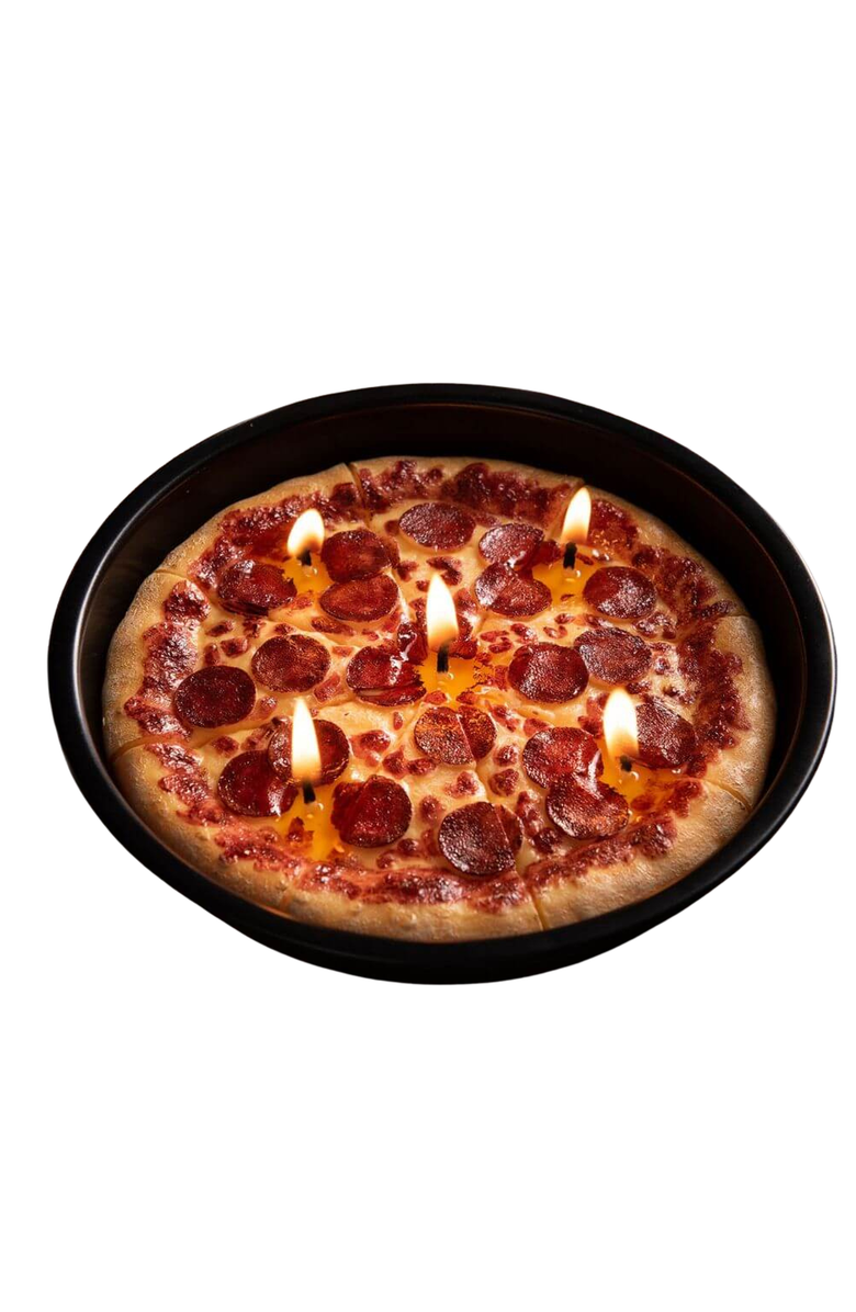 Southlake gifts Pepperoni Pizza Candle, Main, color, Pepperoni Pizza