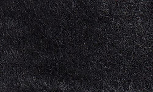 Tasha Pompom Beanie & Scarf Set In Black