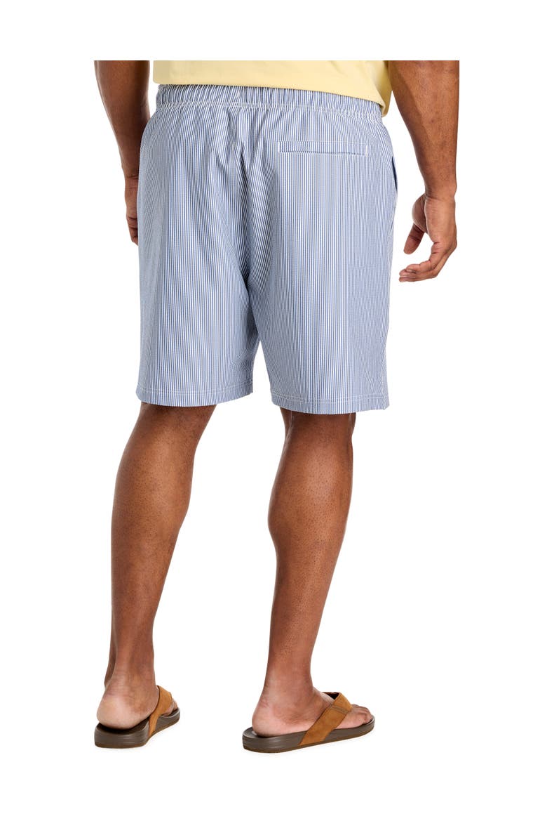 Nautica Big & Tall Seersucker Swim Trunks, Alternate, color, Windsurf Blue