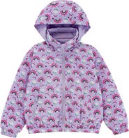 CALONIE Kids' Max Rain Water Repellent Reversible Windbreaker