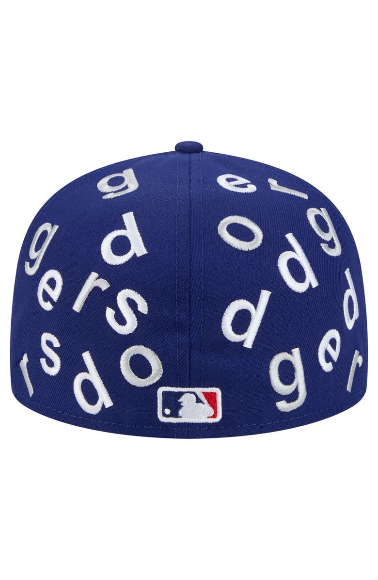 New Era Men's New Era Royal Los Angeles Dodgers Team Confetti 59FIFTY Fitted Hat, Alternate, color, 