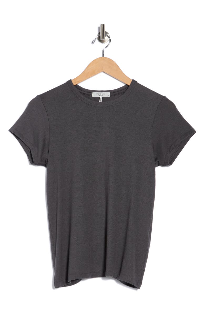 rag & bone Lea T-Shirt, Alternate, color, Dark Grey