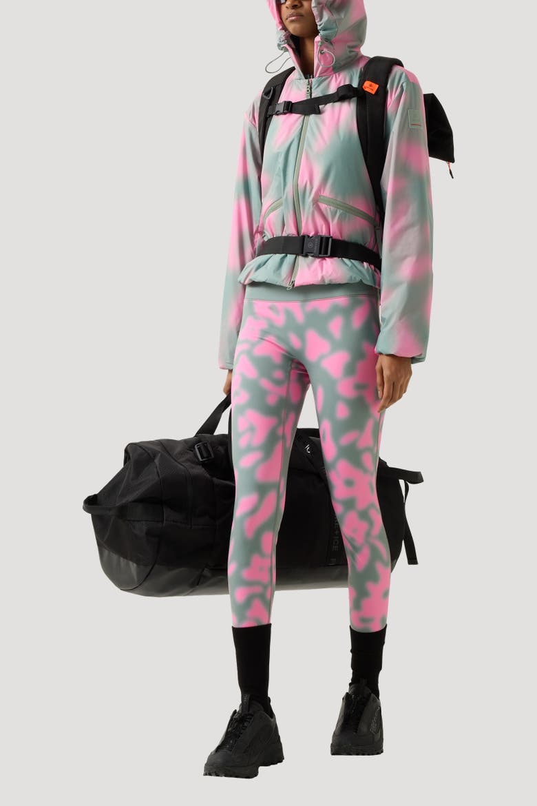 Yadira Functional Jacket, Alternate, color, Eucalyptus/Pink