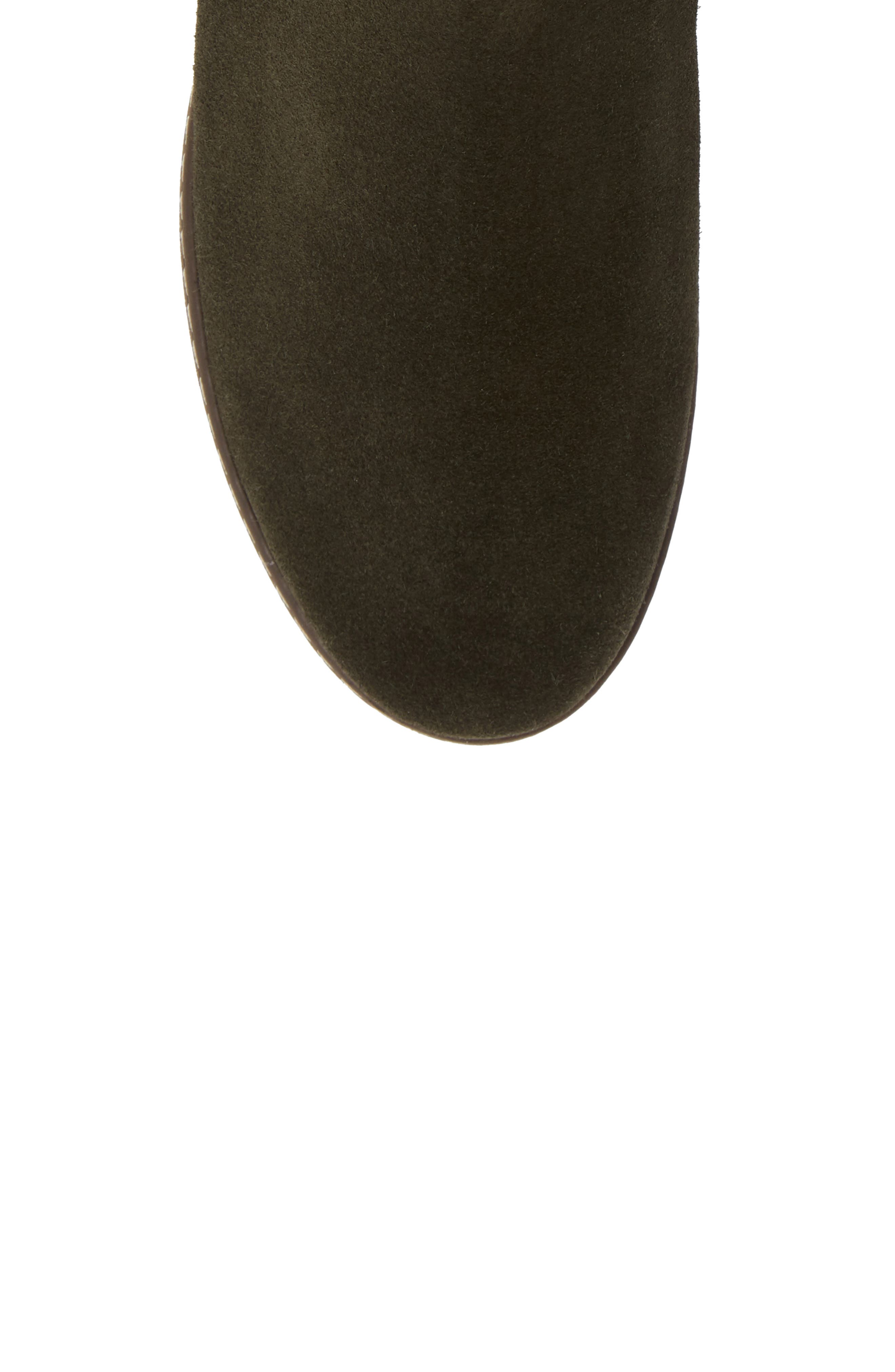 Suede Bootie, Alternate, color, BOTTLE SUEDE